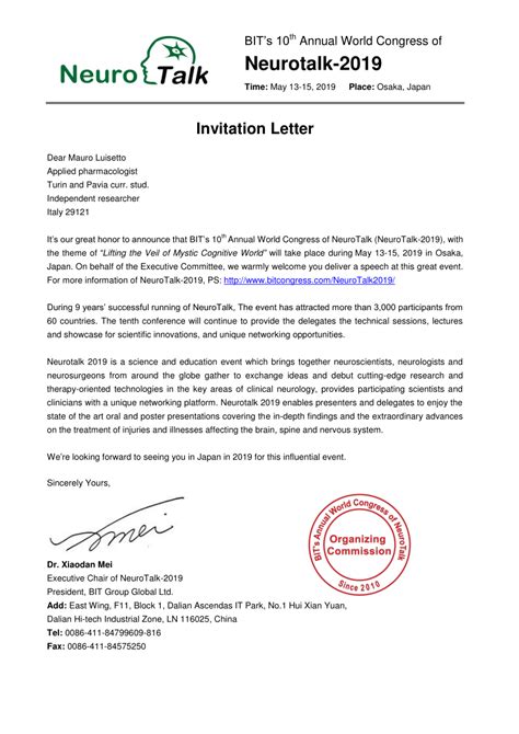 Information about russian visa and russian visa invitation (tourist voucher) for residents of malaysia. Invitation Letter Italy / 50 Best Invitation Letters For ...