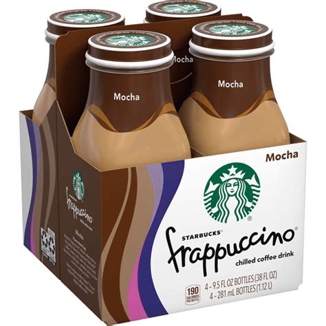 Starbucks Frappuccino Chilled Coffee Drink Mocha 9 5 Fl Oz 4 Count