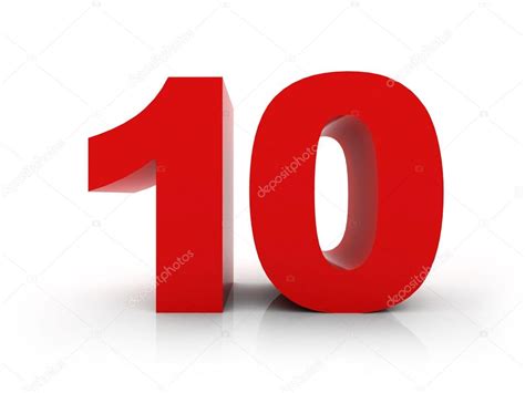 Number 10 Stock Photo By ©morenina 60704989