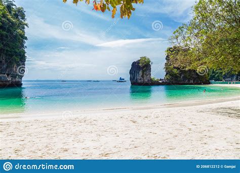 Tropical Beach At Koh Hong Island Thailand Stock Photo Image Of