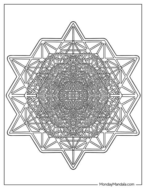 20 Geometric Coloring Pages Free Pdf Printables