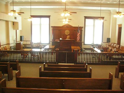Courtroom Calhoun County Courthouse Hampton Arkansas J Stephen