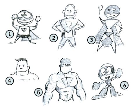 Flick through the channel to see the latest! How to draw cartoon superheros