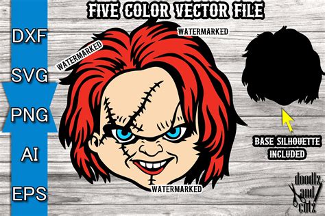 Chuckie Face Svg Chuckie Svg Childs Play Svg Five Etsy