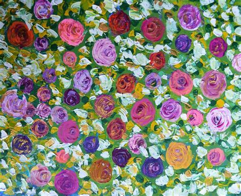 Sweet Roses Sold Painting By Henrieta Angel Saatchi Art