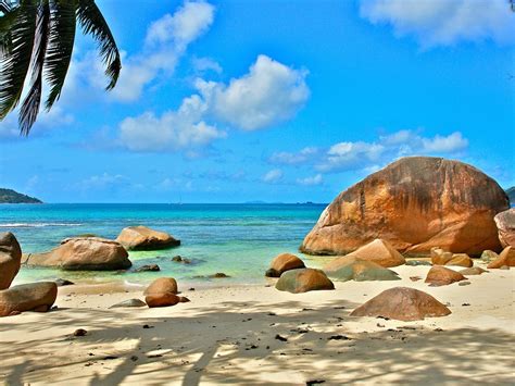 Travel Destinations Seychelles Island Scenery Hd Wallpaper Preview