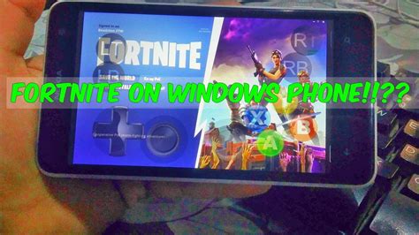 Download fortnite for windows pc from filehorse. How To Play Fortnite On Windows Phone - YouTube