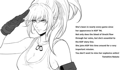 the king of fighters xv designers on leona jcr comic arts