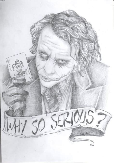 Why So Serious Joker Tattoo Sketch Joker Art Drawing Joker Drawings