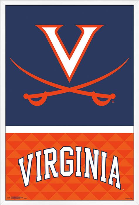 Collegiate University Of Virginia Cavaliers Logo Poster Walmart