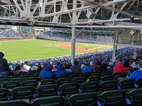 Section 204 at Wrigley Field - Chicago Cubs - RateYourSeats.com