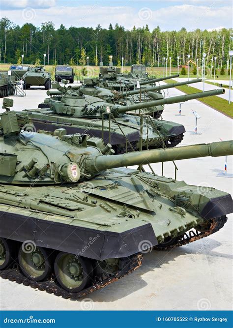 Soviet main battle tanks editorial photography. Image of armoured