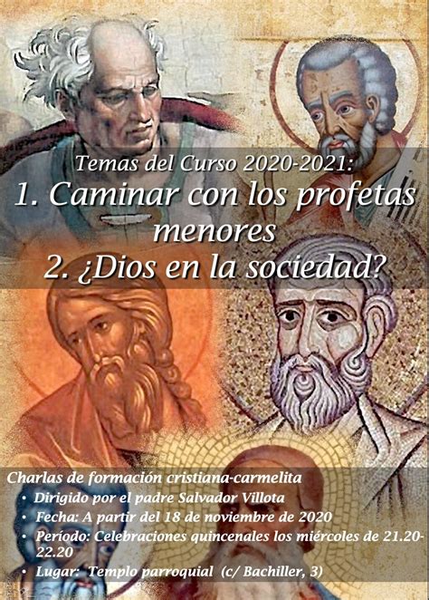 Profecía Y Dios En La Sociedad Parroquia Carmelita De San Isidoro
