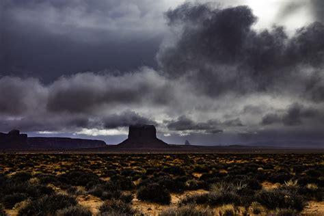 Monument Valley Arizona Usa Storm On Is Way Ricco Flickr