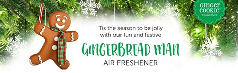 Bright Air Holiday Gingerbread Man Air Freshener Ginger