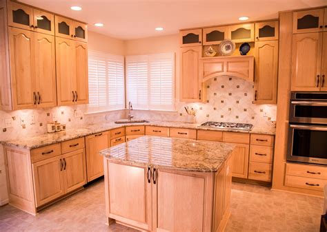 Would you paint the kitchen cabinets and replace the granite and backsplash and live with the floors. Traditional style looks wonderful in natural maple paired ...