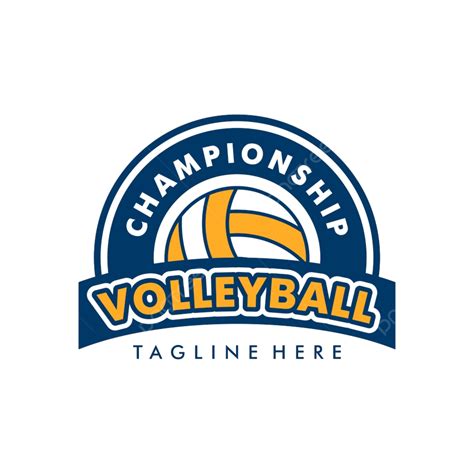 Volleyball Design Vector Png Images Volleyball Logo Vector Design
