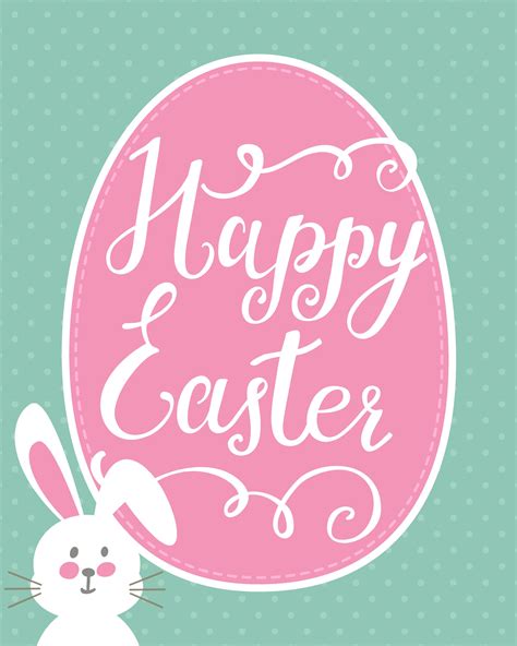 See more ideas about easter decorations, easter, easter crafts. Happy Easter Bunny Printable | Happy easter pictures ...