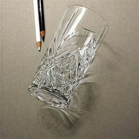 How To Draw Glass And Transparent Objects Learn More Bored Art