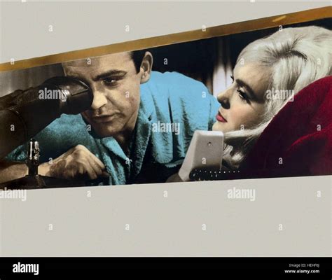 Shirley Eaton Sean Connery James Bond High Resolution Stock Photography