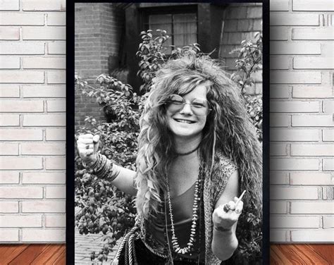 Janis Joplin Psychedelic Poster Etsy