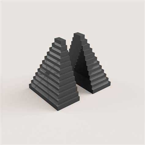 Free Stl File Book Stand Pyramid・3d Printer Model To Download・cults
