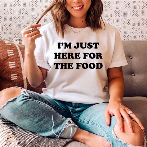 I'm Just Here For The Food Tee - Inspire Uplift