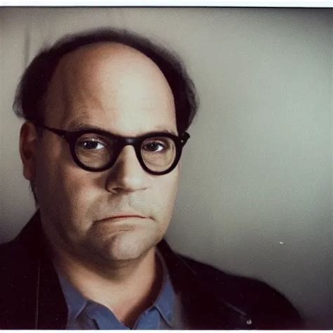 Portrait Of George Costanza In A Leather Jacket Stable