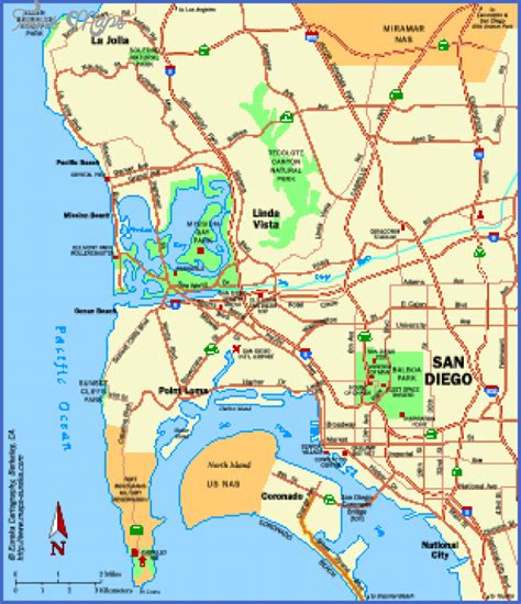 La To San Diego Map Map