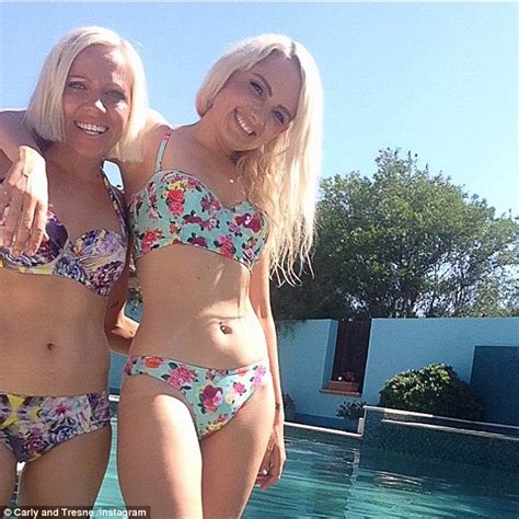 Bikini Babes My Kitchen Rules Couple Carly And Tresne Show Off Results Of Their Incredible