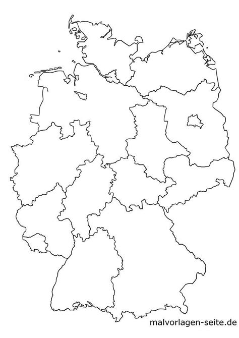 Bundesrepublik Deutschland Karte Zum Ausdrucken Deutschlandkarte