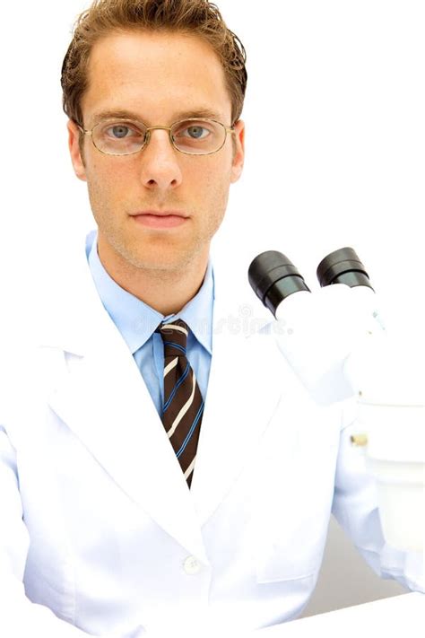 Male Scientist Working In A Lab Stock Image Image Of Doctor