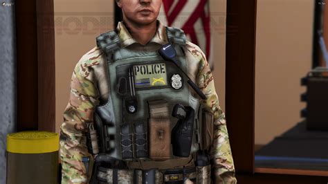 EUP FiveM Military Police Vest Skin GTA5 Mods