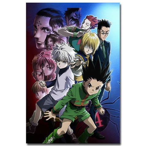 Hunter X Hunter Anime Poster Killua Zoldyck Gon Freecss 32x24