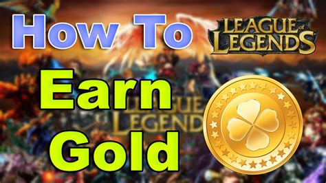 How To Earn Gold League Of Legends Youtube