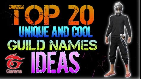 Top 20 Unique Guild Names Ideas Axomff9 Youtube