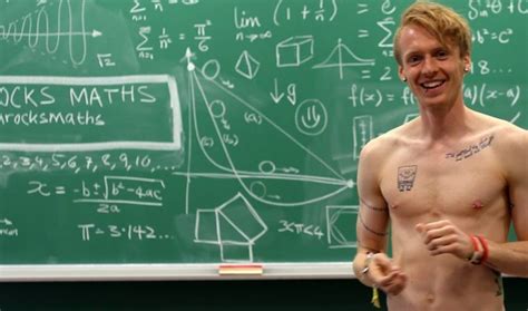 Togas To Tattoos Naked Mathematician Tom Rocks Maths Bares All