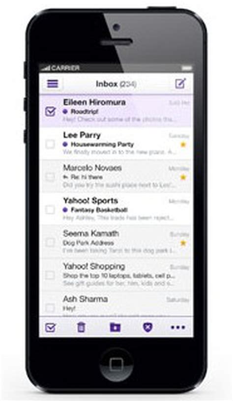 Yahoo Launches New Streamlined Mail Client For Iphone Macrumors