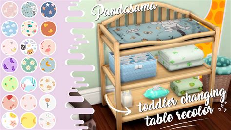 Pandasama — Pandasama Toddler Changing Table Recolor