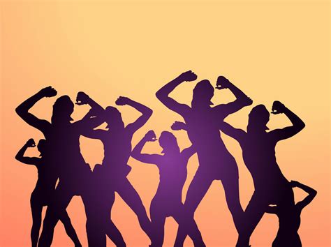 Dancing Party People Vector Art And Graphics