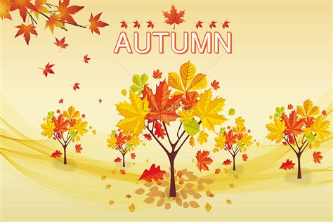 Autumn Cartoon Greeting Cards Creative Imagepicture Free Download