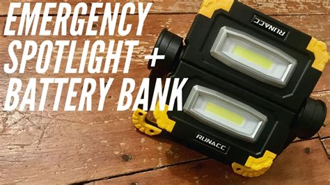 Many people go for a deep cycle battery to power their vehicle's audio system. RUNACC Emergency Spotlight + Battery Bank: Light for Car ...