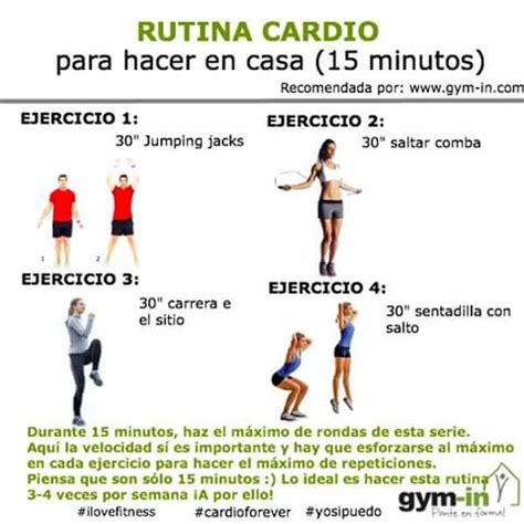 Correr Es Mas Salud Rutina Cardio Para Hace En Casa Minutos