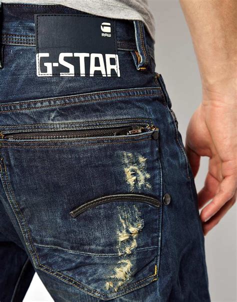 G Star Raw Jeans Attacc Straight In Blue For Men Lyst