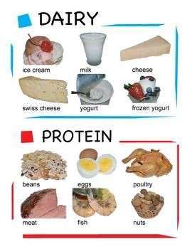Food from all of these groups make up a balanced diet. Food Group Nutrition Poster | Group meals, Preschool food ...