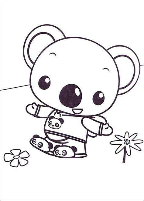 Fun And Learn Free Worksheets For Kid Ni Hao Kai Lan Coloring Pages