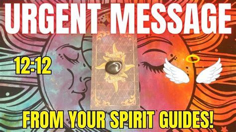 ⚠️🚨urgent Message 🚨⚠️ From Your Spirit Guides 🕊️you Need To Hear This 🤩 Tarot Reading Youtube