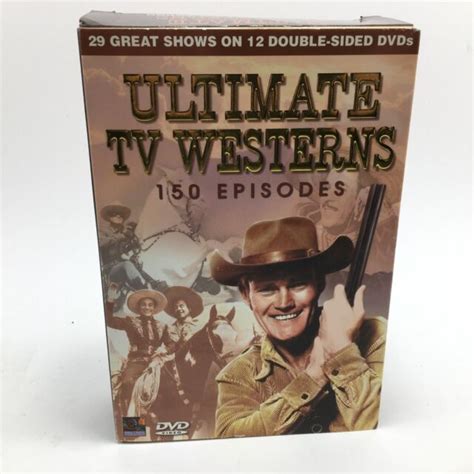 Ultimate Tv Westerns 150 Episodes Dvd 2007 12 Disc Set For Sale