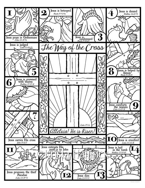 Review Of Stations Of The Cross Colouring Pages References