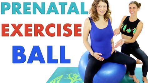 5 Yoga Ball Pregnancy Exercises Birth Ball Youtube